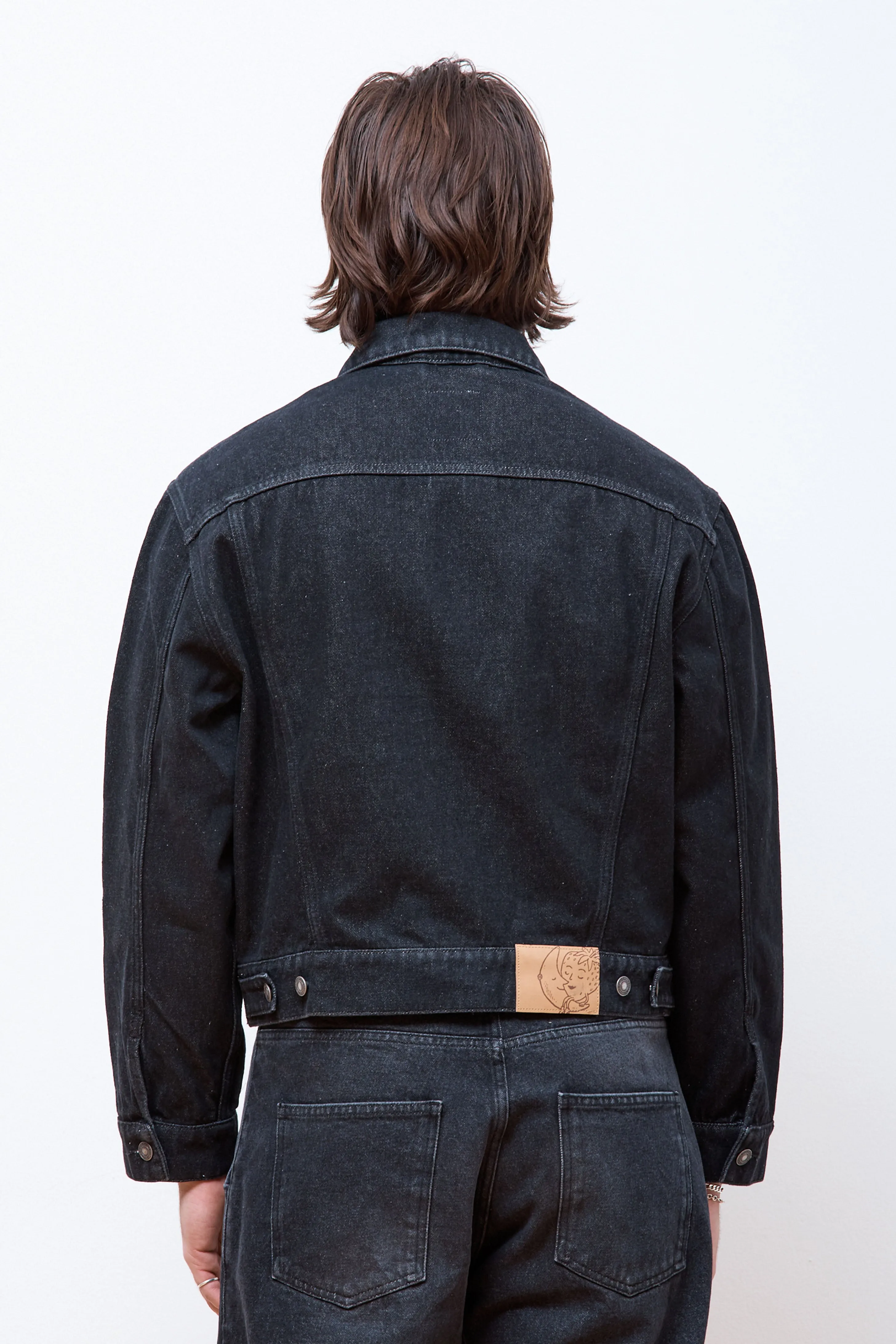 Denim Jacket Woven Black