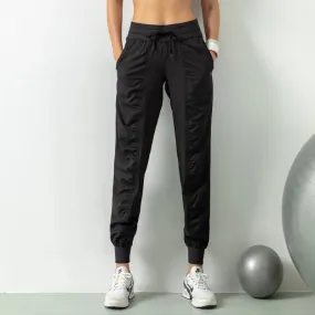 Elastic High Waist Quick Dry Jogging Sweatpant