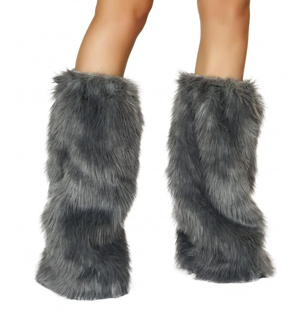 Faux fur Leg Warmers