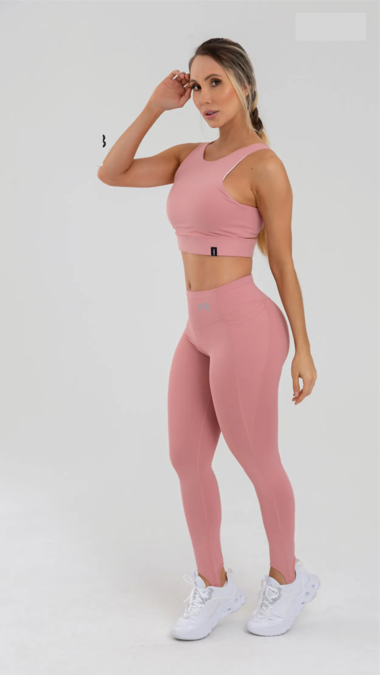 Fiber Wide Waistband Pocket Leggings