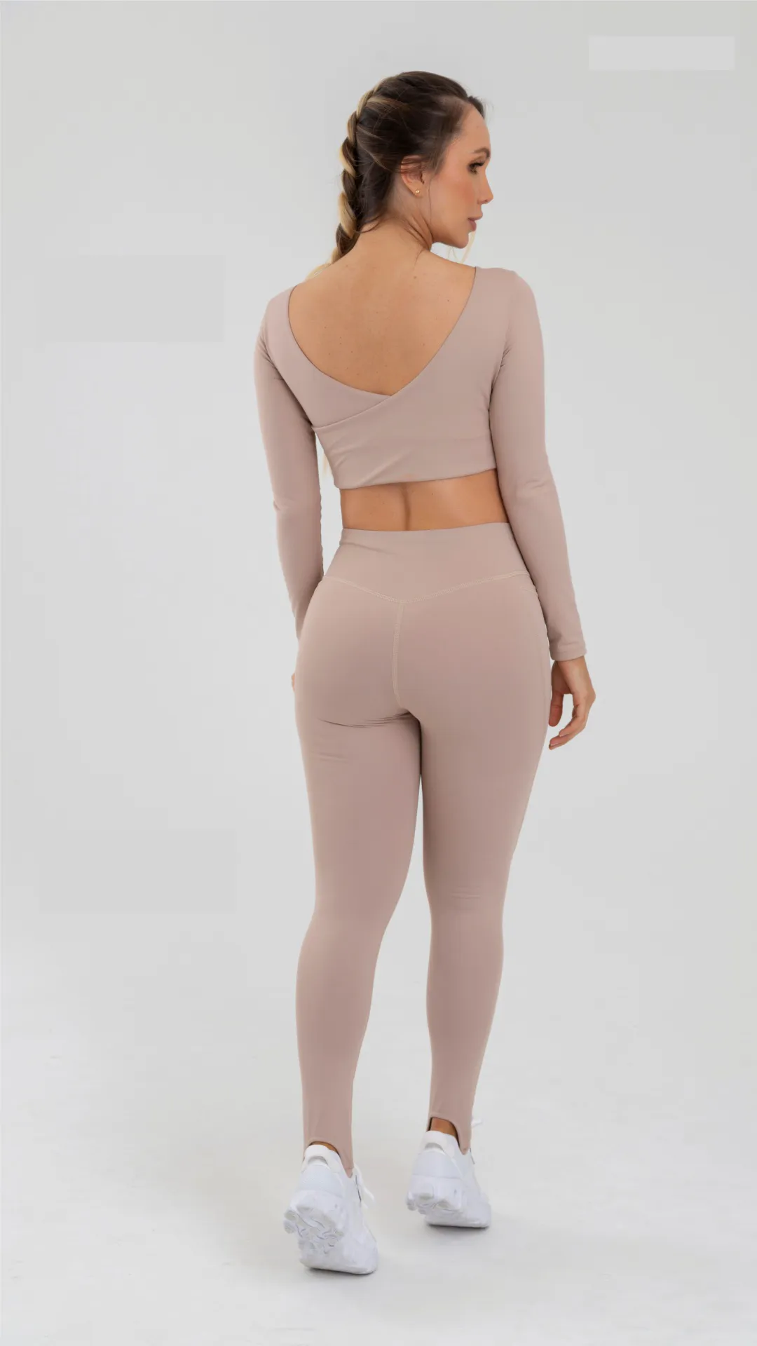 Fiber Wide Waistband Pocket Leggings