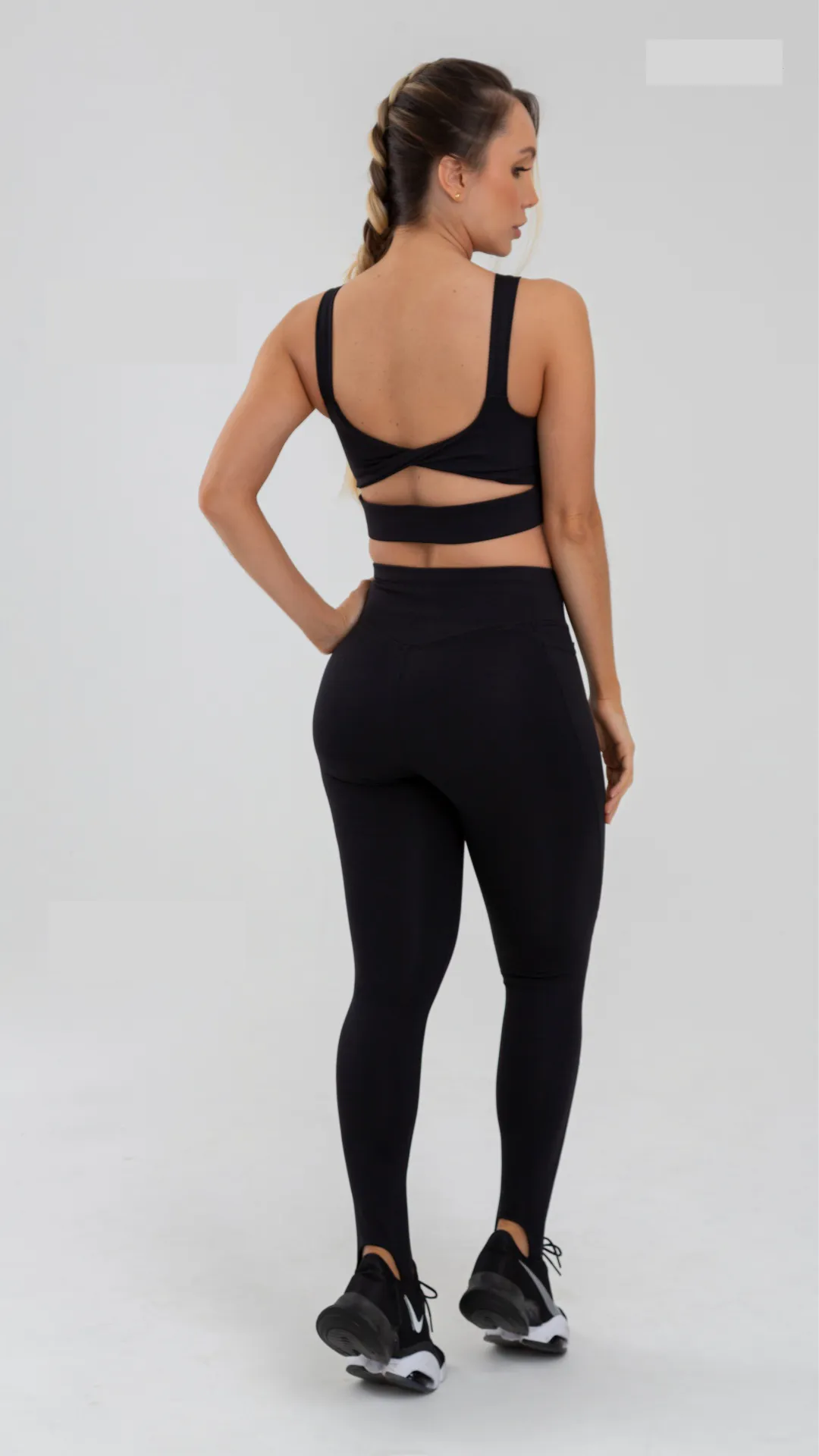 Fiber Wide Waistband Pocket Leggings