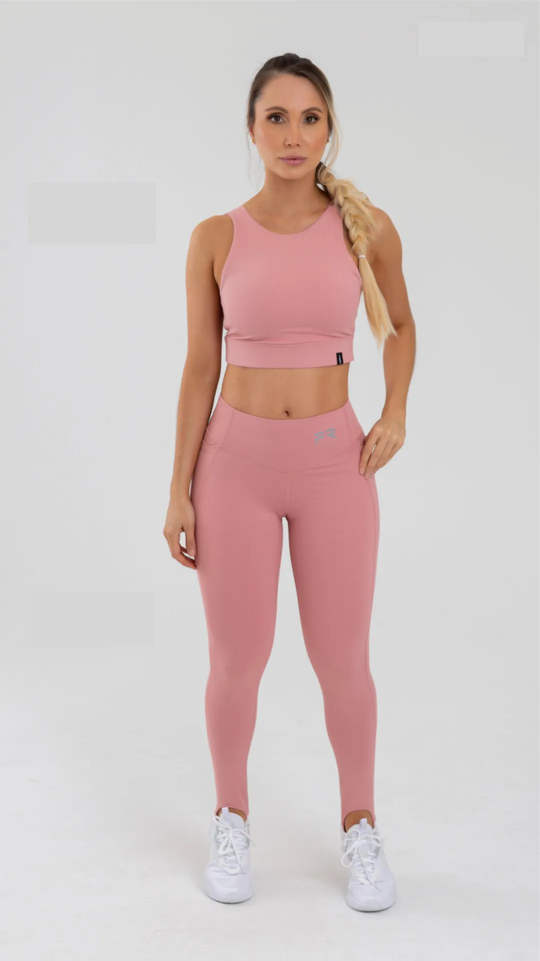 Fiber Wide Waistband Pocket Leggings