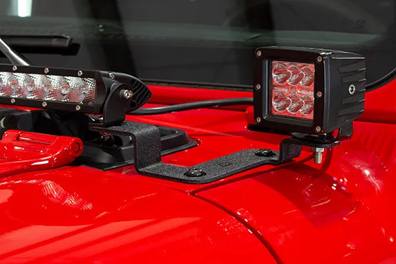 Fishbone Offroad 2018-Current Jeep Wrangler JL, JLU & Jeep Gladiator JT Cowl Light Brackets