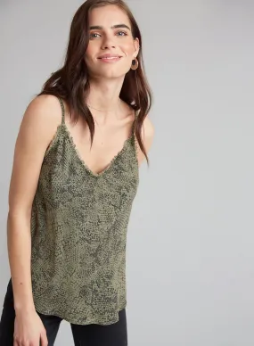 Frayed Edge Camisole - Cactus