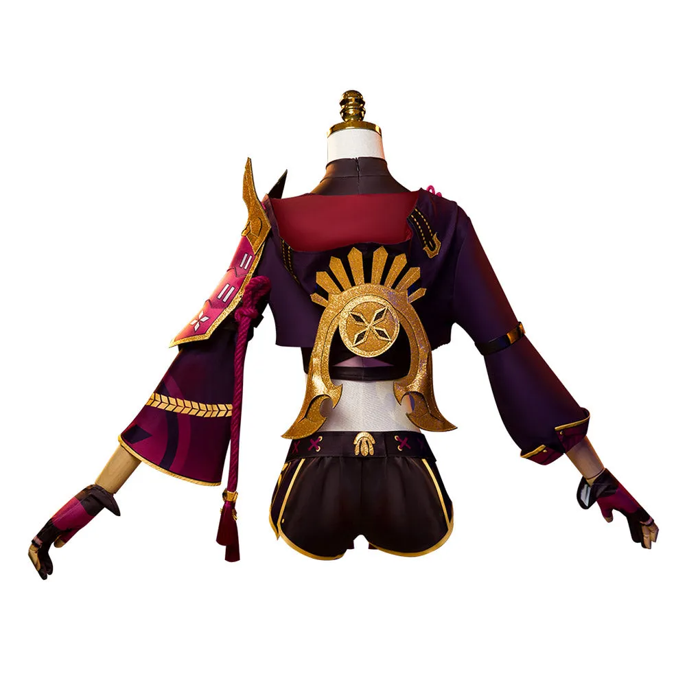 Genshin Impact  Kuki Shinobu Cosplay Costume Outfits Halloween Carnival Suit