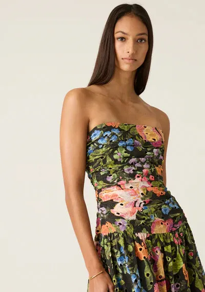 HARPER STRAPLESS DRESS | Harper Print