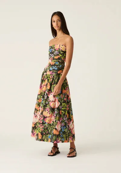 HARPER STRAPLESS DRESS | Harper Print