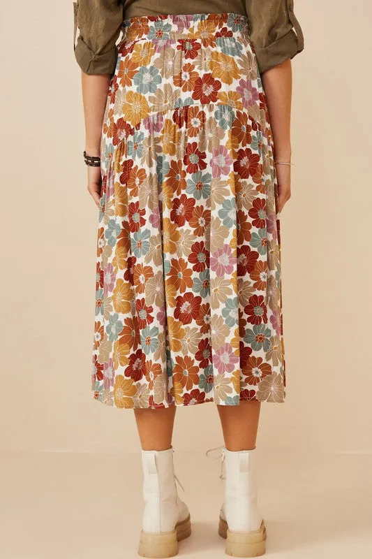 HAY109 - FLORAL SKIRT