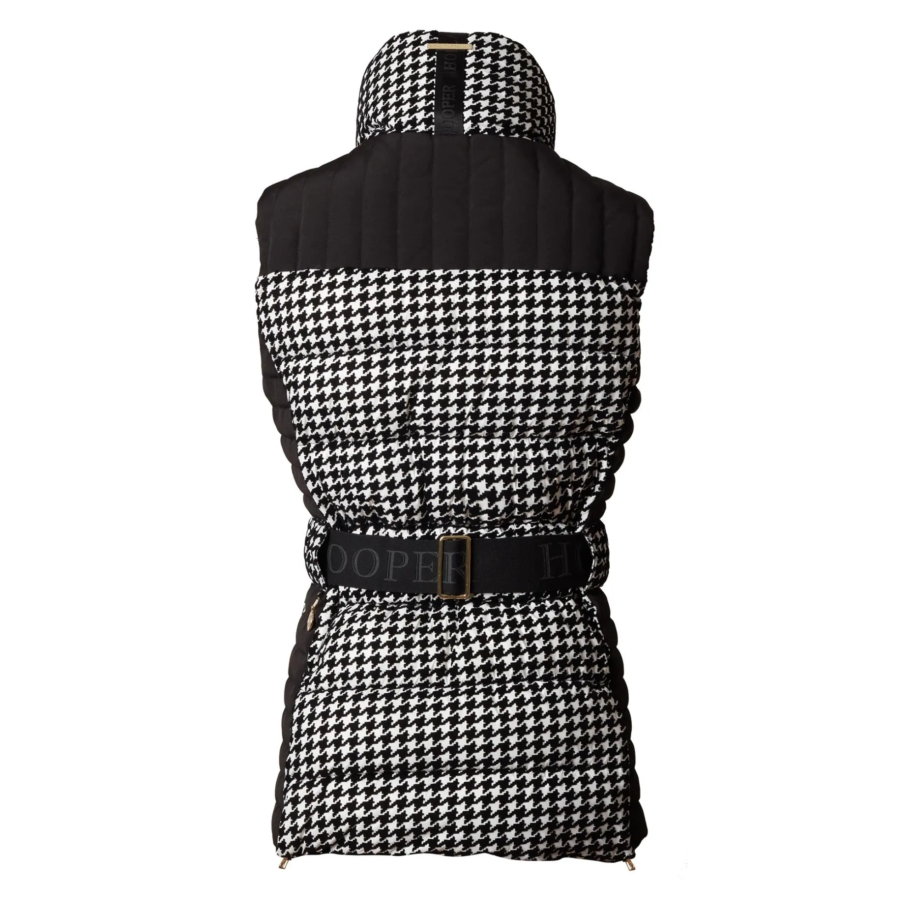 Holland Cooper Valais Quilted Ladies Gilet in Houndstooth