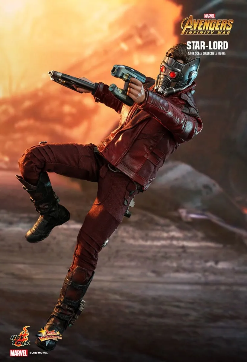 HOT TOYS MARVEL  AVENGERS INFINITY WAR STAR-LORD COLLECTIBLE FIGURE 1/6TH SCALE - MMS539