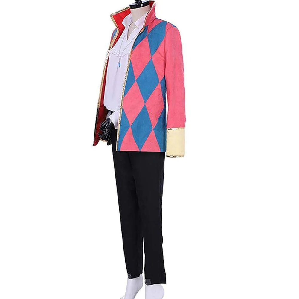 Howl Cosplay Costume Daily Anime Clothes Howl's Moving Castle Halloween Show Outfits for Adults