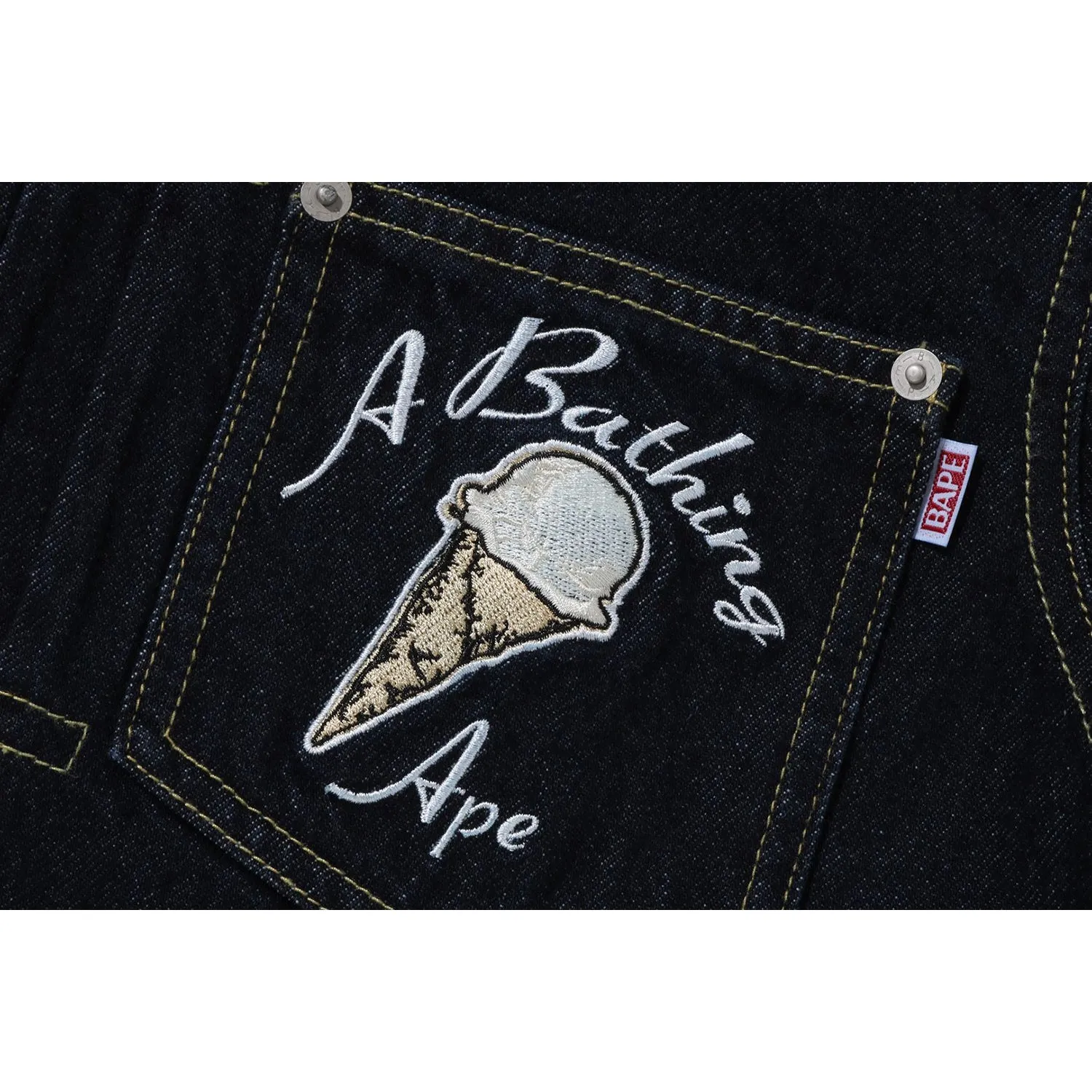 ICE CREAM CROPPED DENIM JACKET LADIES