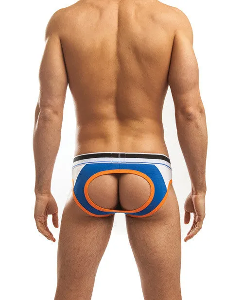 Jack Adams Striker Jock Brief Black-white-yellow Sm