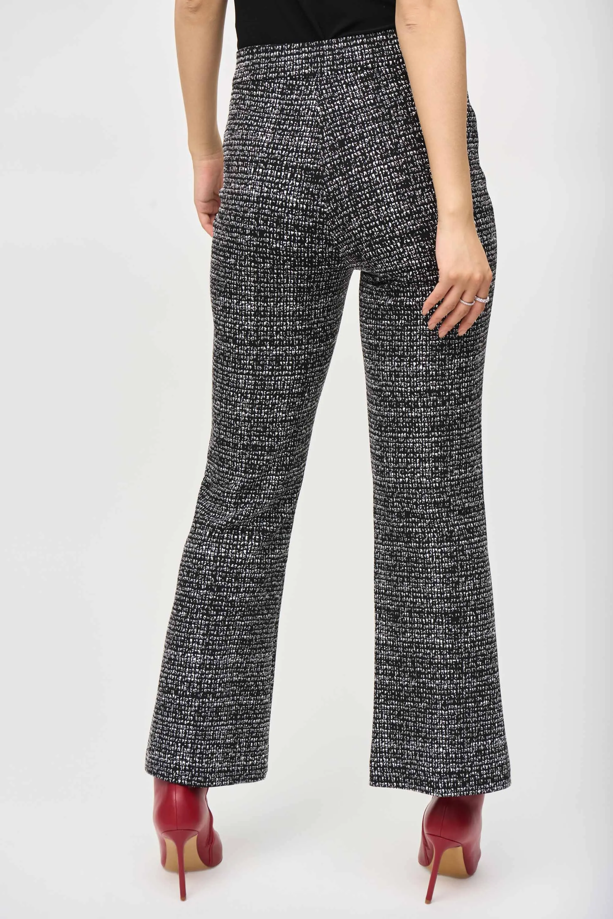 Jacquard Knit Abstract Print Pants
243047