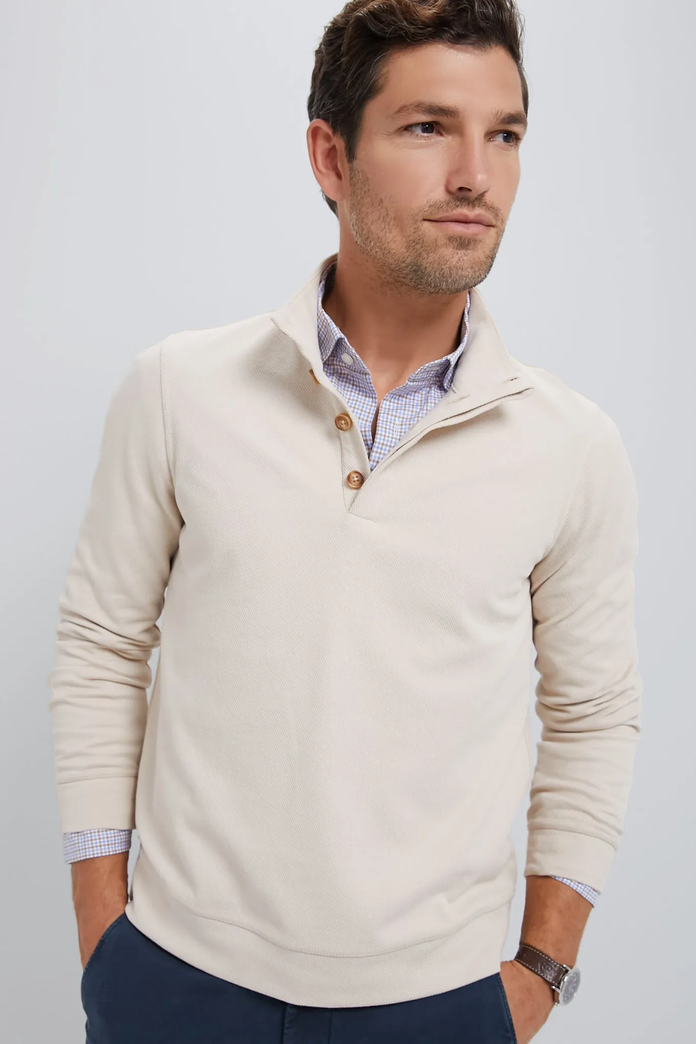 Khaki Cambridge Pullover