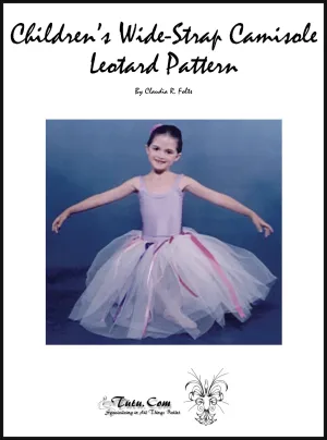 Leotard Pattern - Child Classic Wide Strap Camisole Design