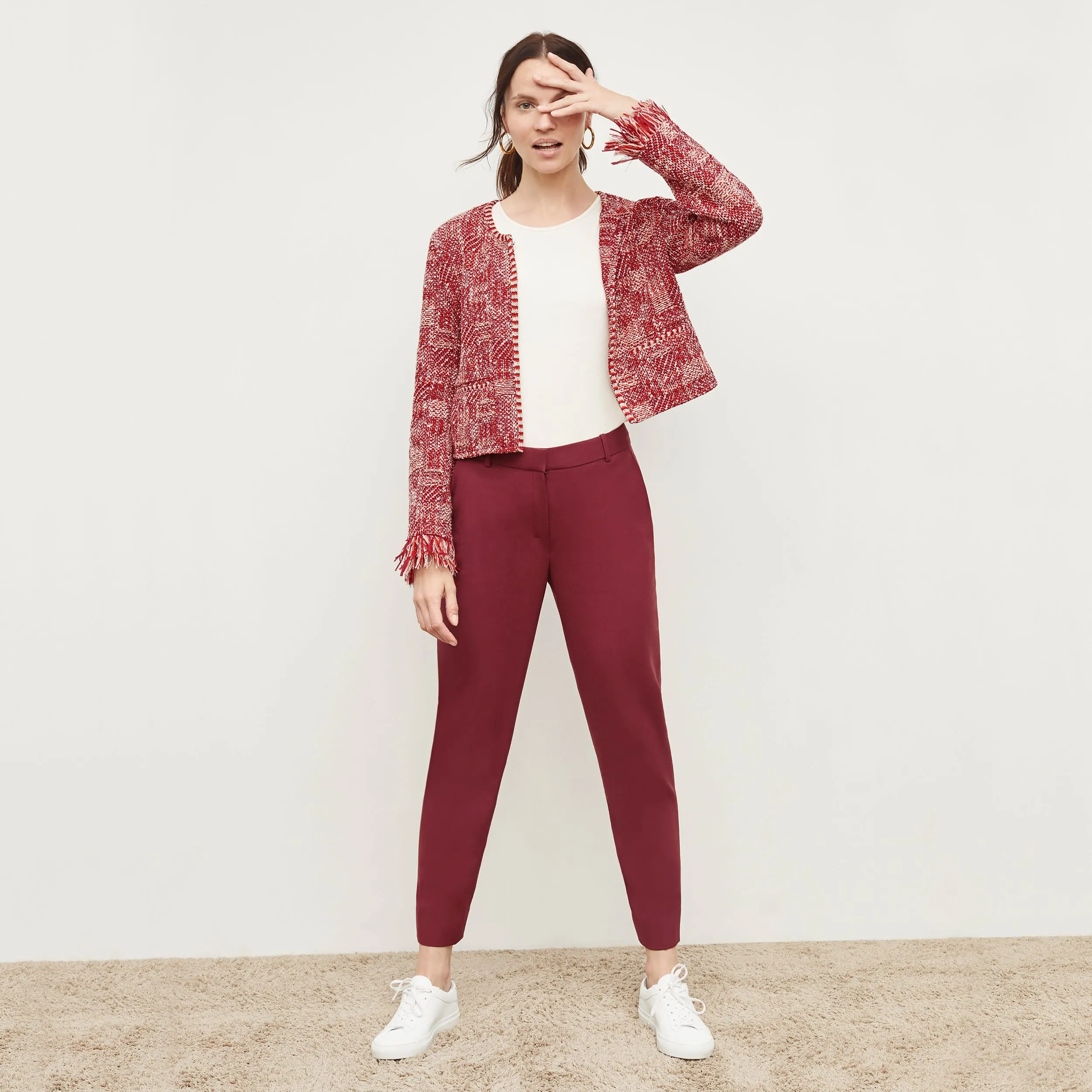 Lilia Jacket - Interweave :: Red Multi