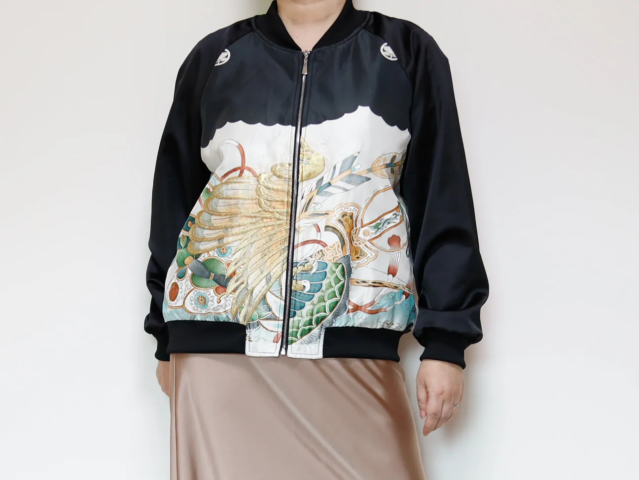 <J09-017> KIMONO BOMBER Jacket