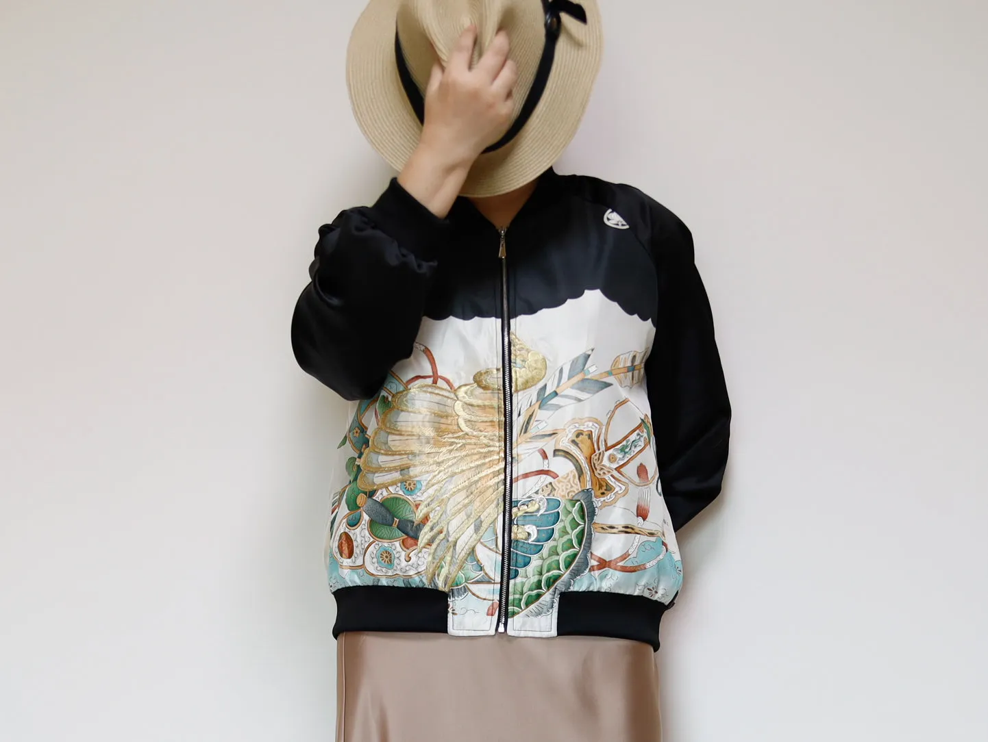 <J09-017> KIMONO BOMBER Jacket