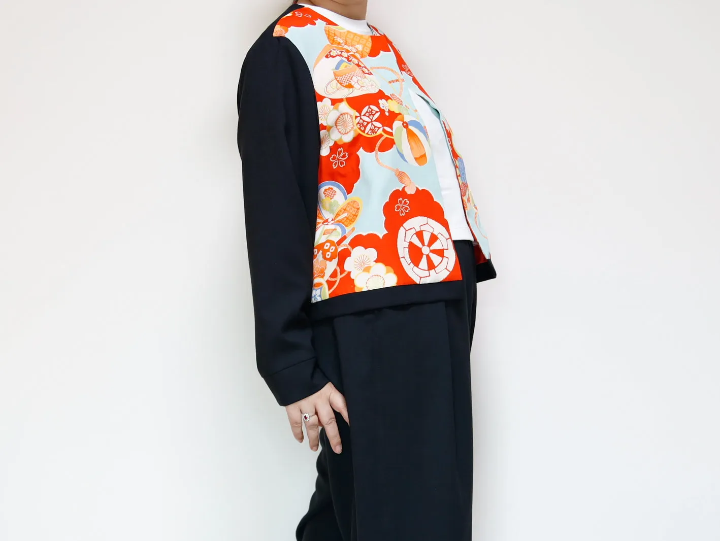 <J15K-013> KIMONO CREW NECK Jacket