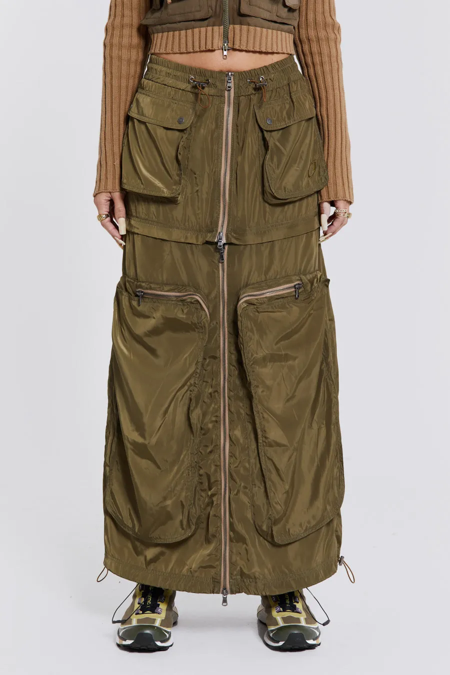 Madison 2 In 1 Cargo Maxi Skirt