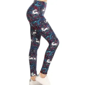 Magical Unicorn Garden Leggings