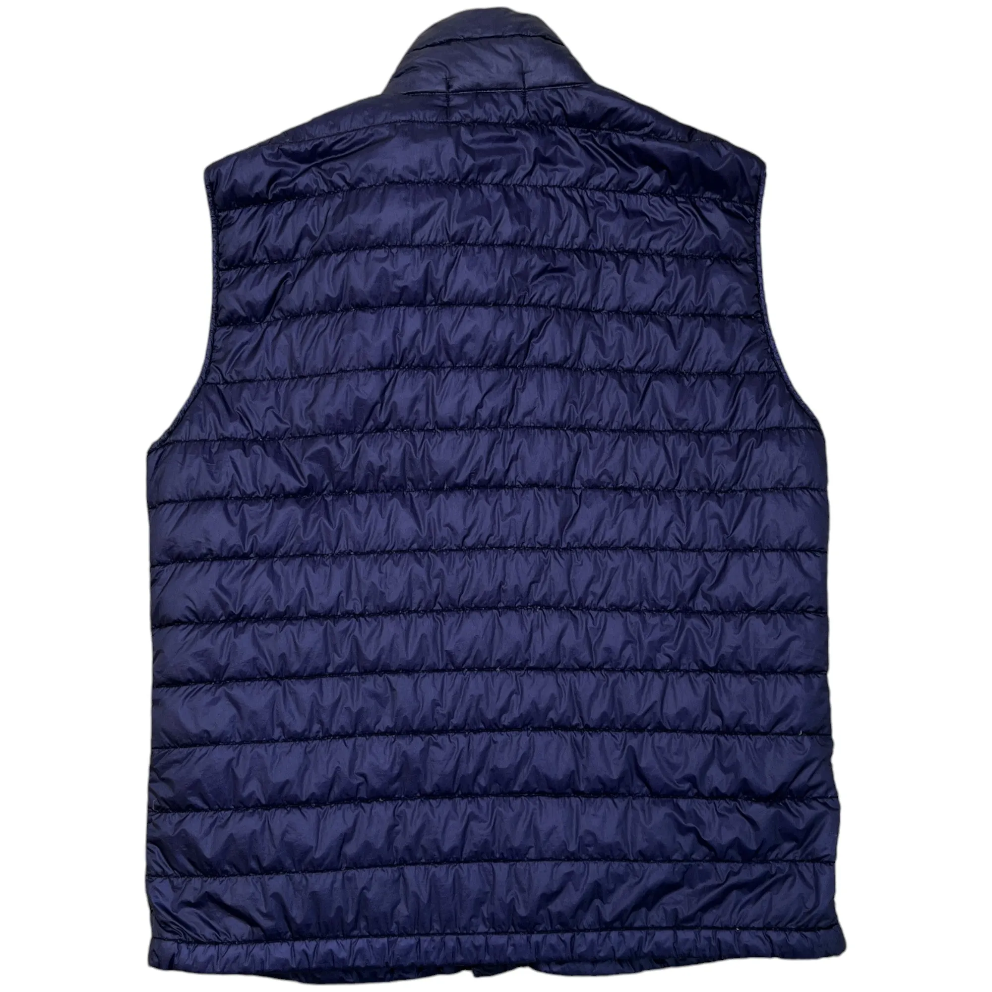 Men's Garment Dyed Down Gilet Navy Size M