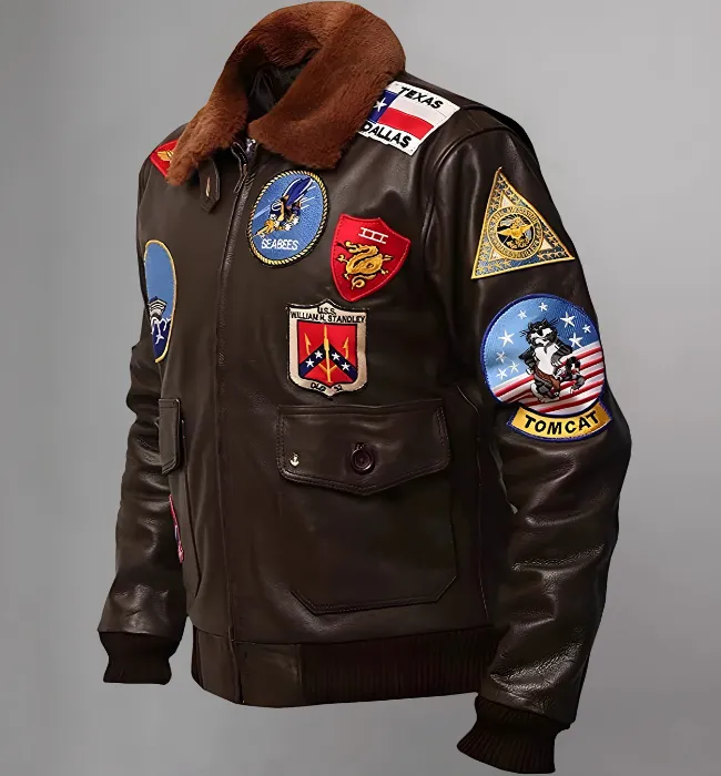 MEN'SOFFICIAL SIGNATURE SERIES LEATHER JACKET