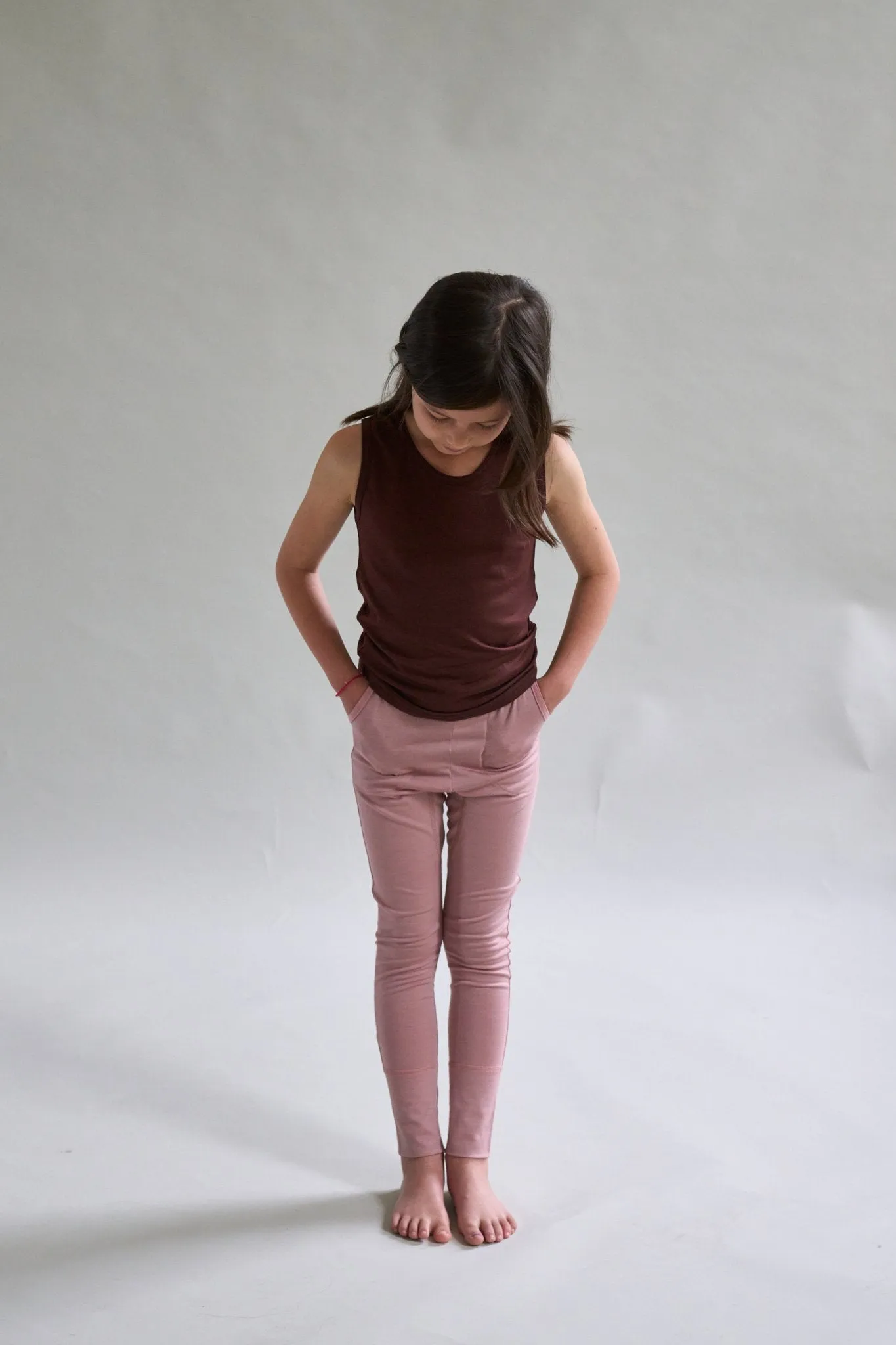 Merino Tank, Chocolate Brown