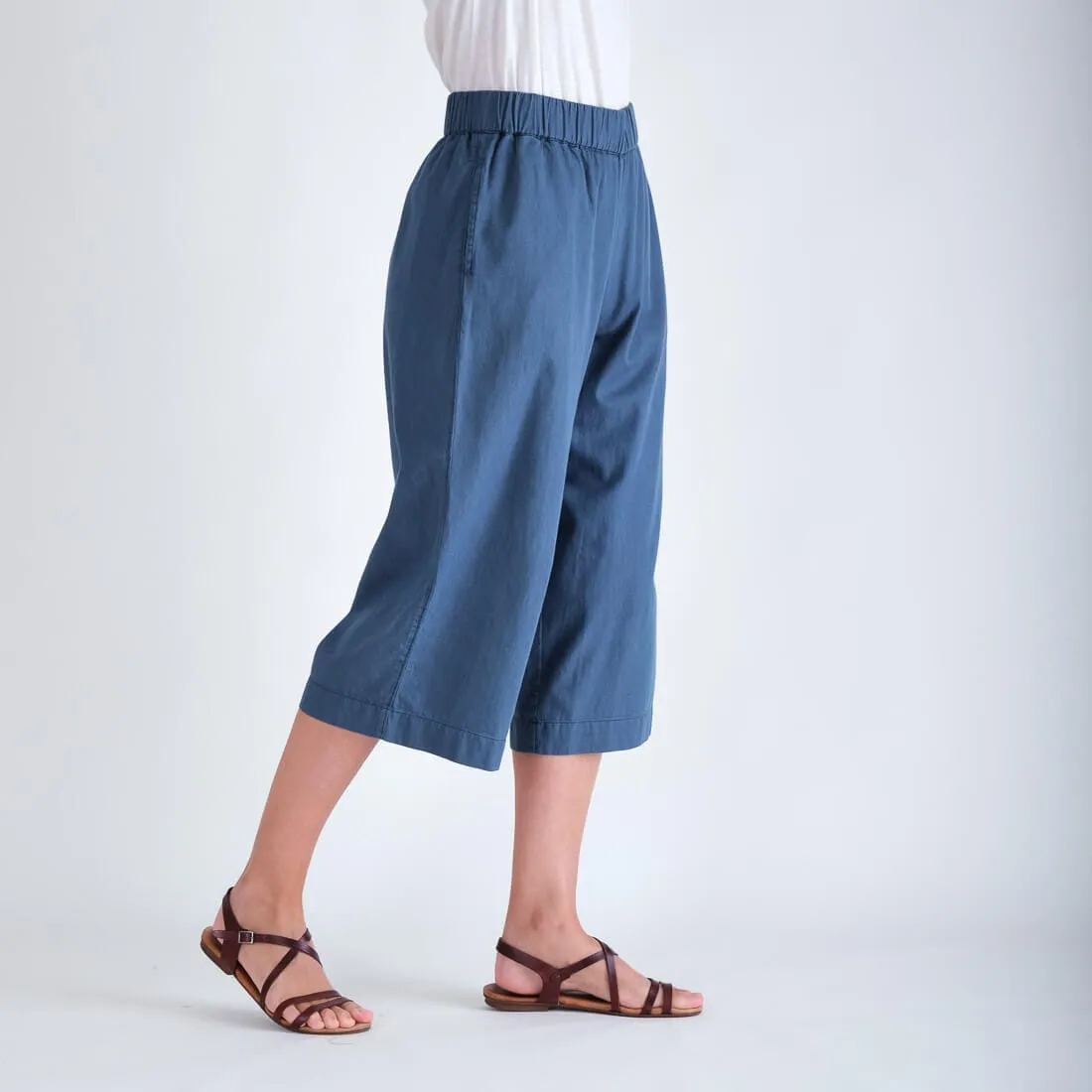 Mila Cotton Culottes | Denim