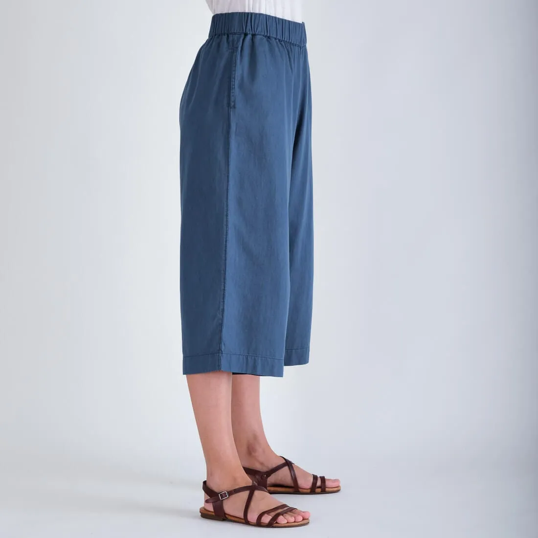 Mila Cotton Culottes | Denim