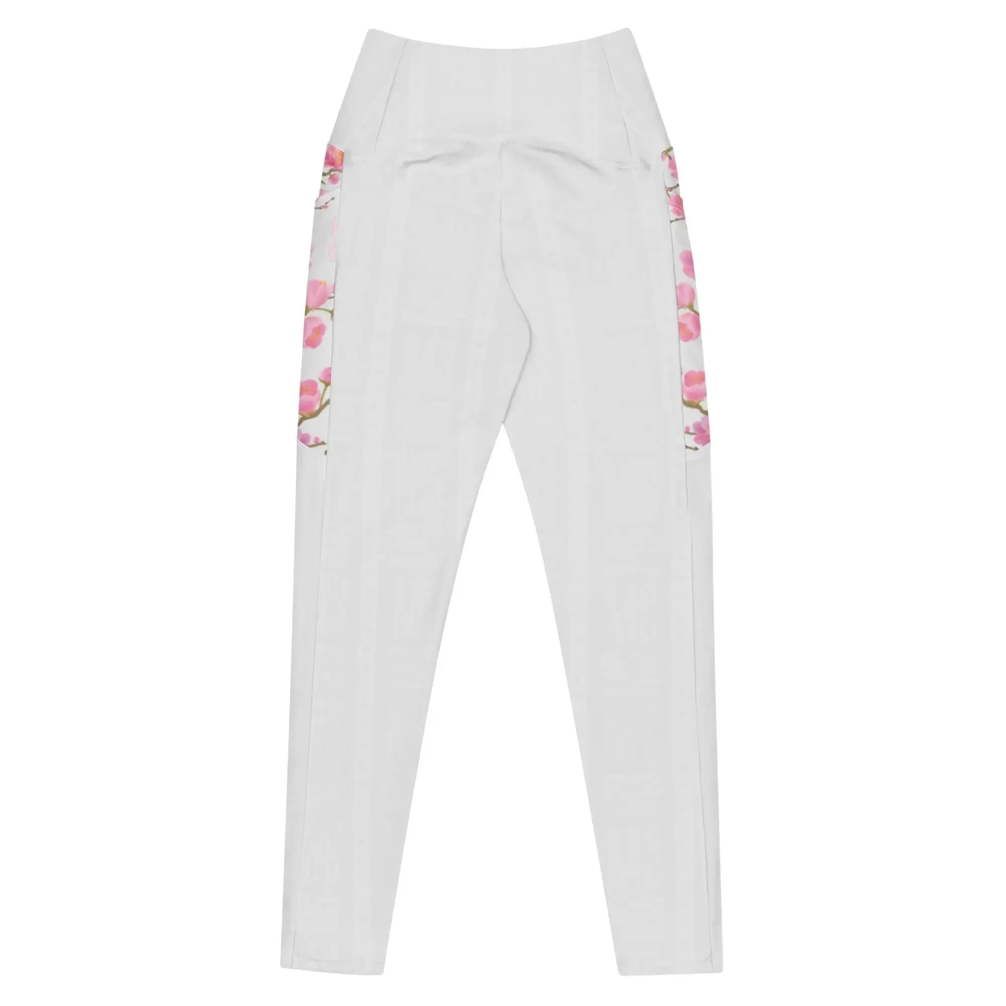 Misha Crossover leggings with pockets - White