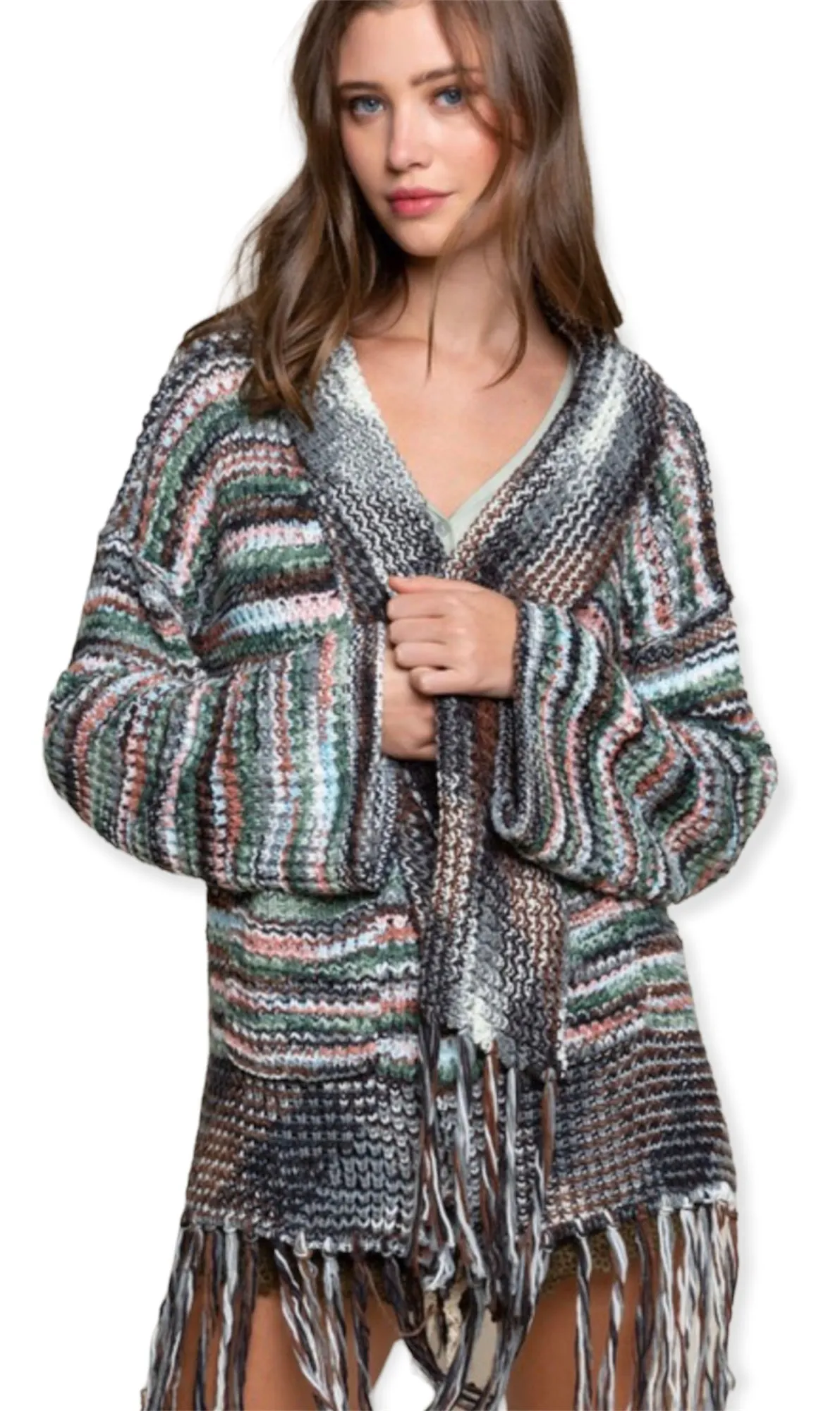 Multi Color Cardigan