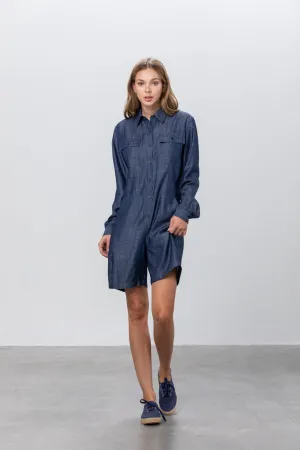 My Blue Bee Tencel Short Jumpsuit Romper