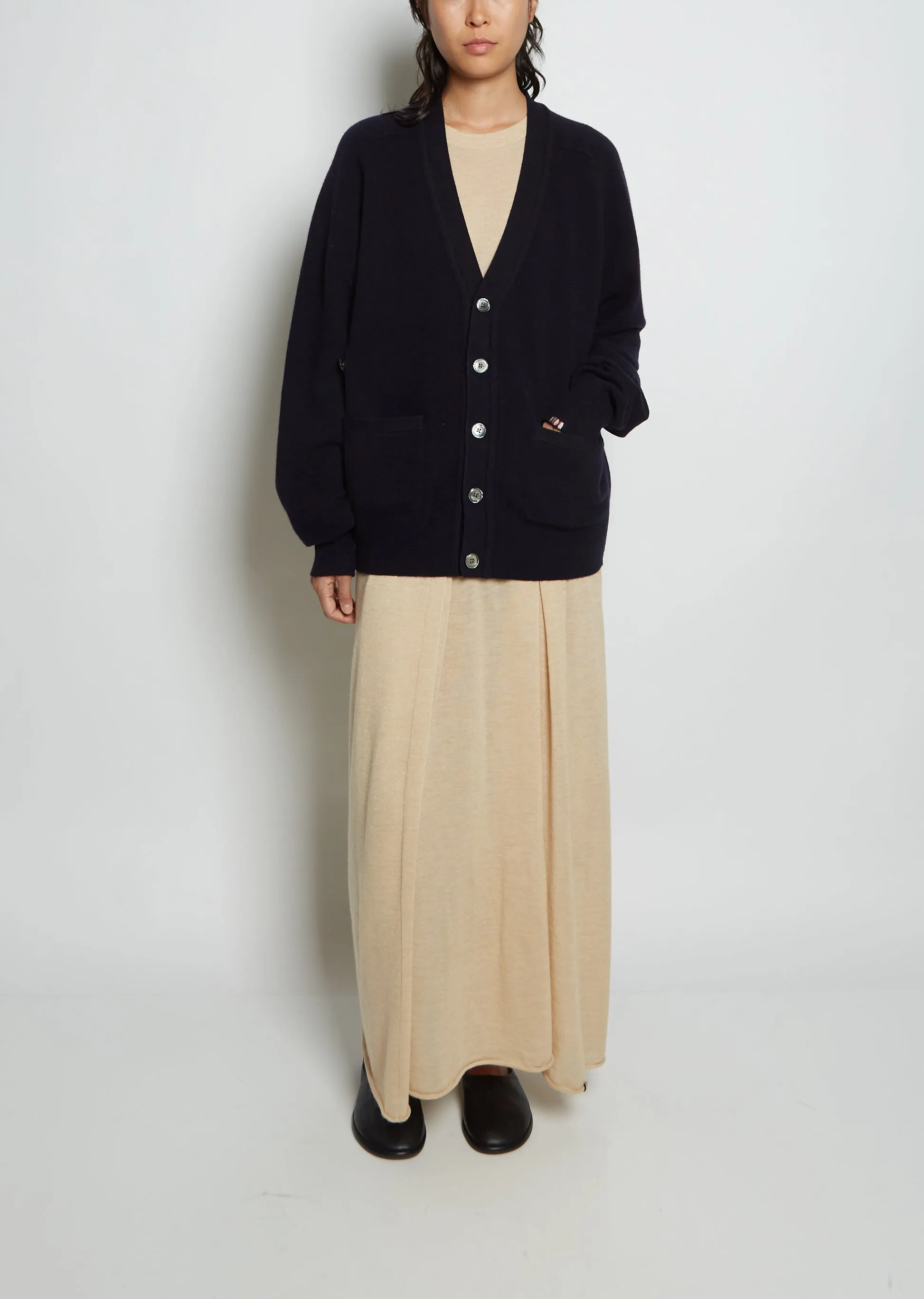 n°185 Feike Cashmere Cardigan — Navy