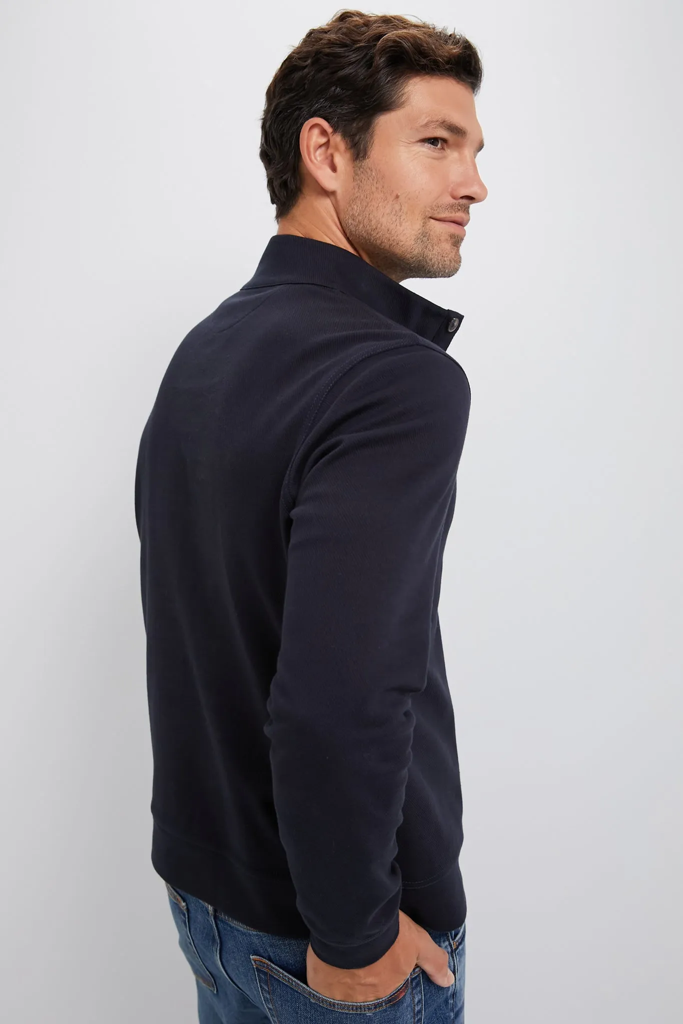 Navy Blue Cambridge Pullover