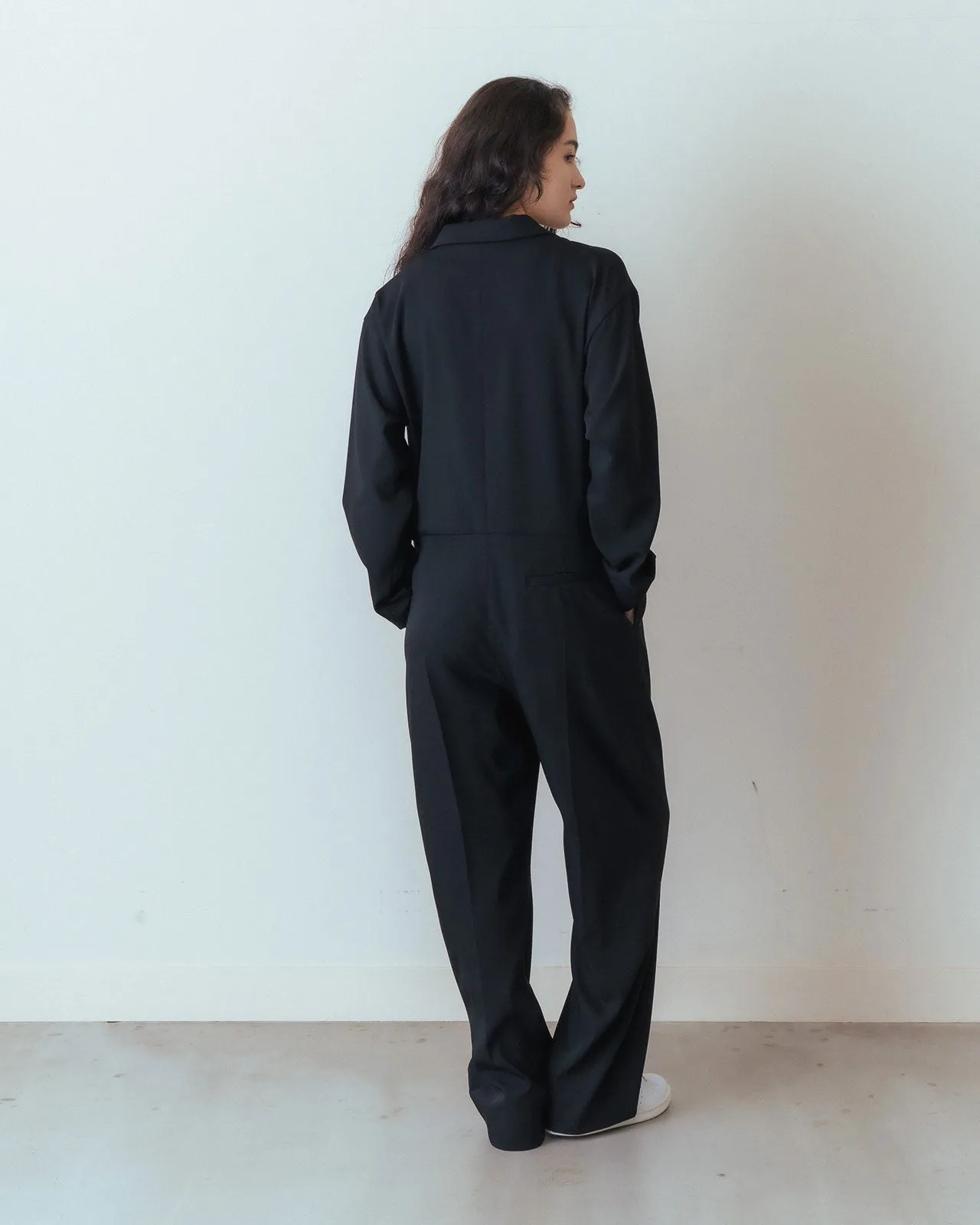 NOTCHED LAPEL JUMP SUITS