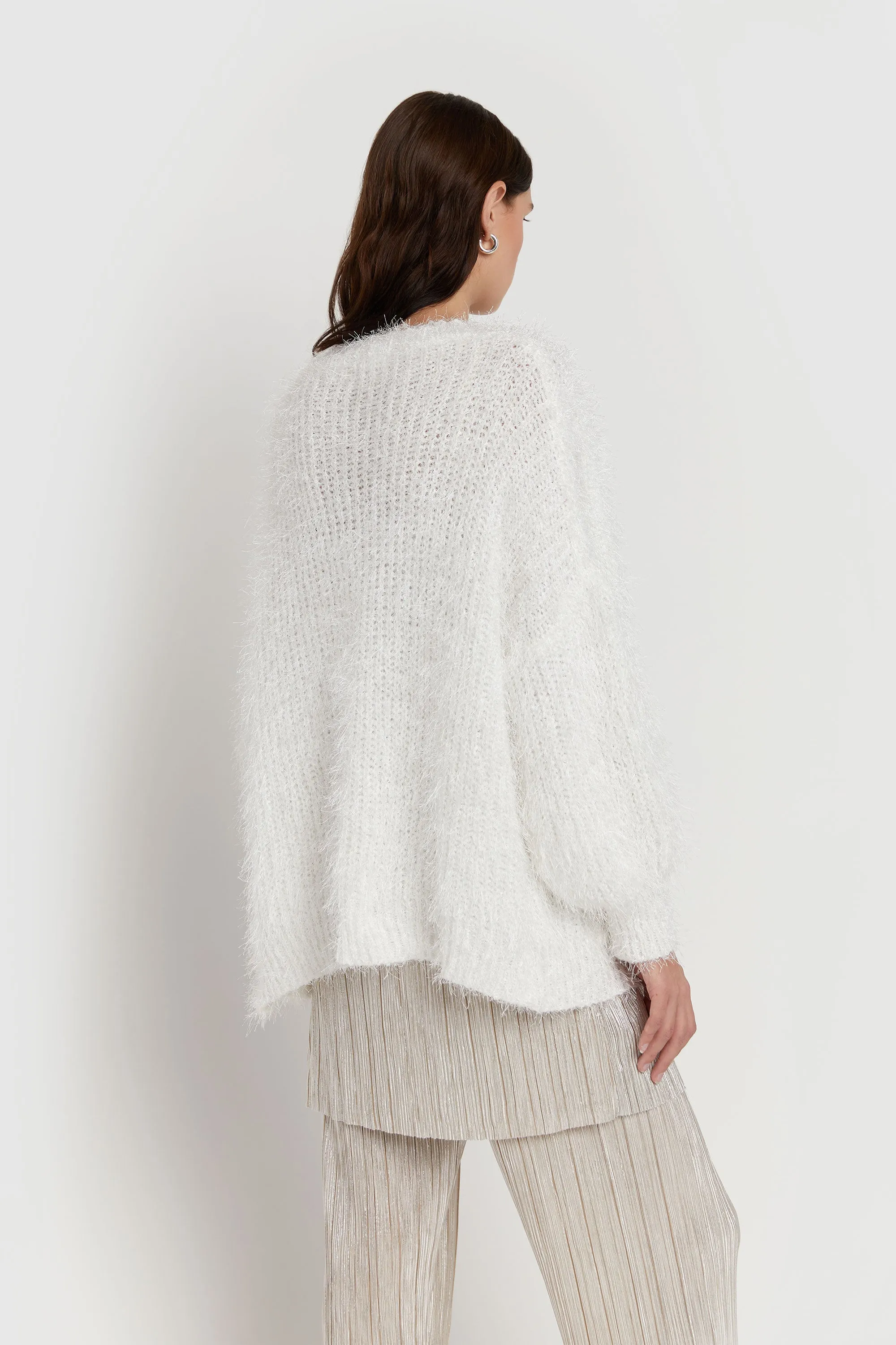 OVERSIZED KNIT CARDIGAN