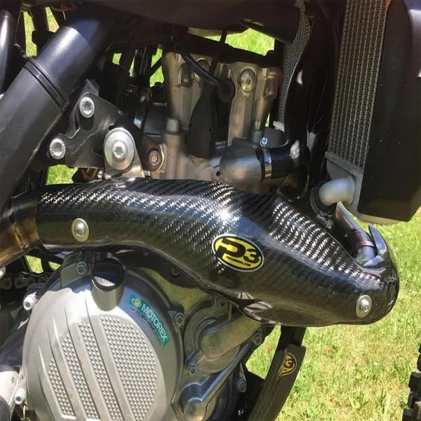 P3 Carbon Fiber Header Heat Shield KTM & HUS | 201078