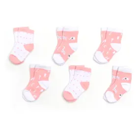 Piccolo Bambino 6-Piece Woven Knit Socks Gift Box