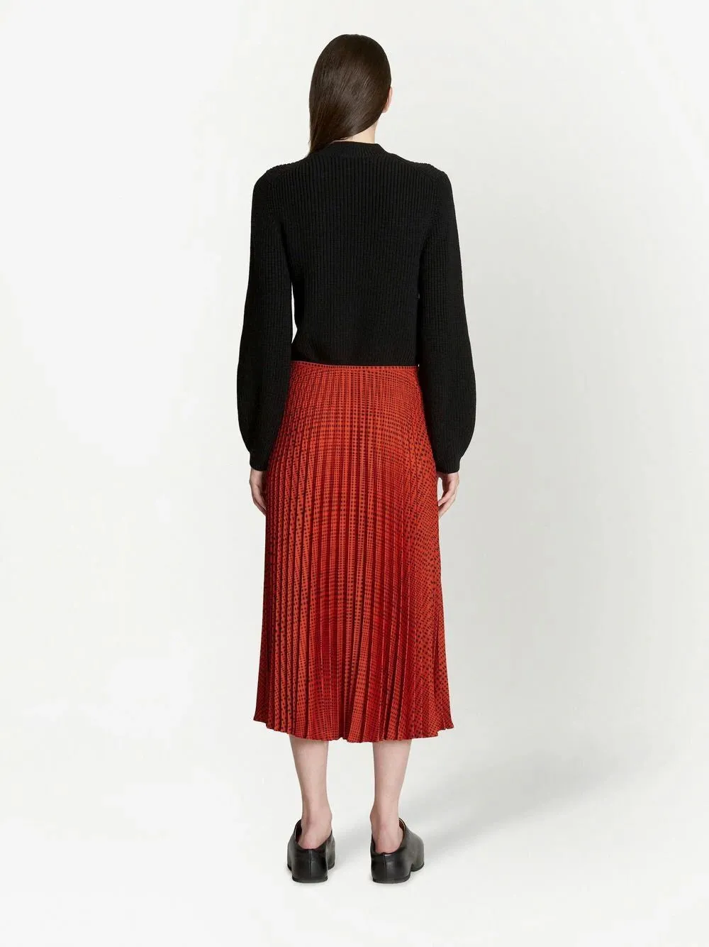 Pleatable Midi Skirt