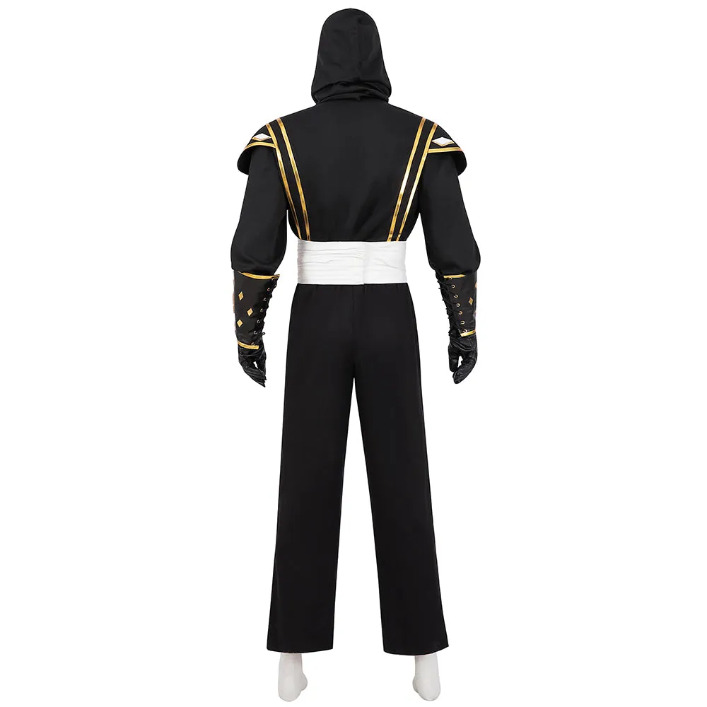 Power Rangers Black Ninja Ranger Black Ninjetti Ranger Cosplay Costume