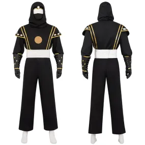 Power Rangers Black Ninja Ranger Black Ninjetti Ranger Cosplay Costume