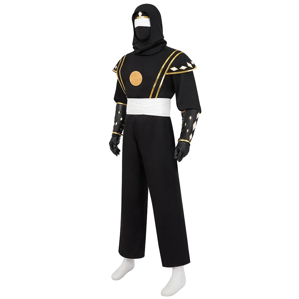 Power Rangers Black Ninja Ranger Black Ninjetti Ranger Cosplay Costume