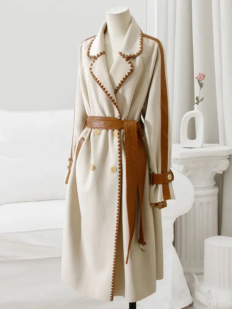 Pre Order:  Double Sided Belted Trench Coat