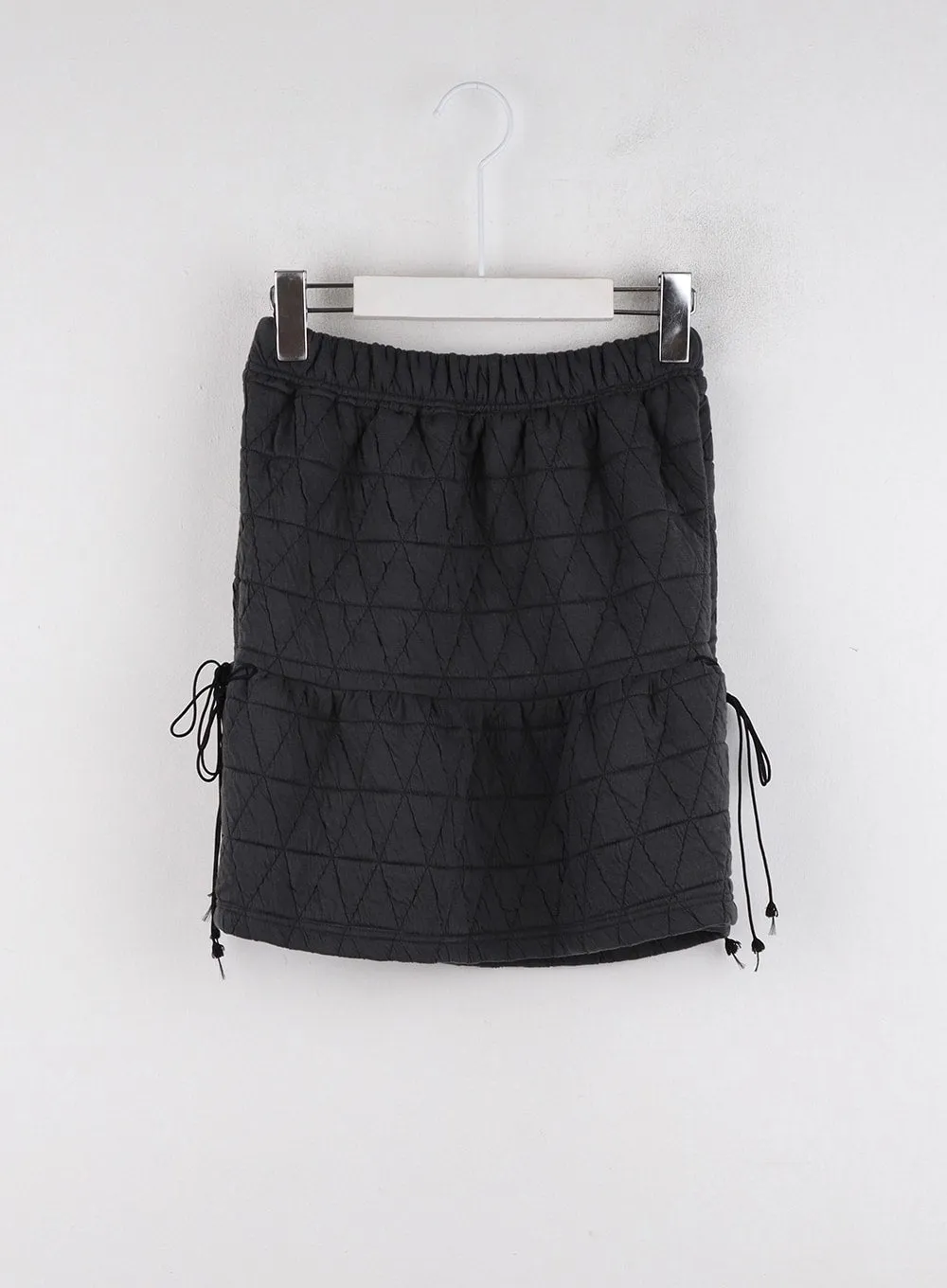 Quilted Tie Mini Skirt ID315