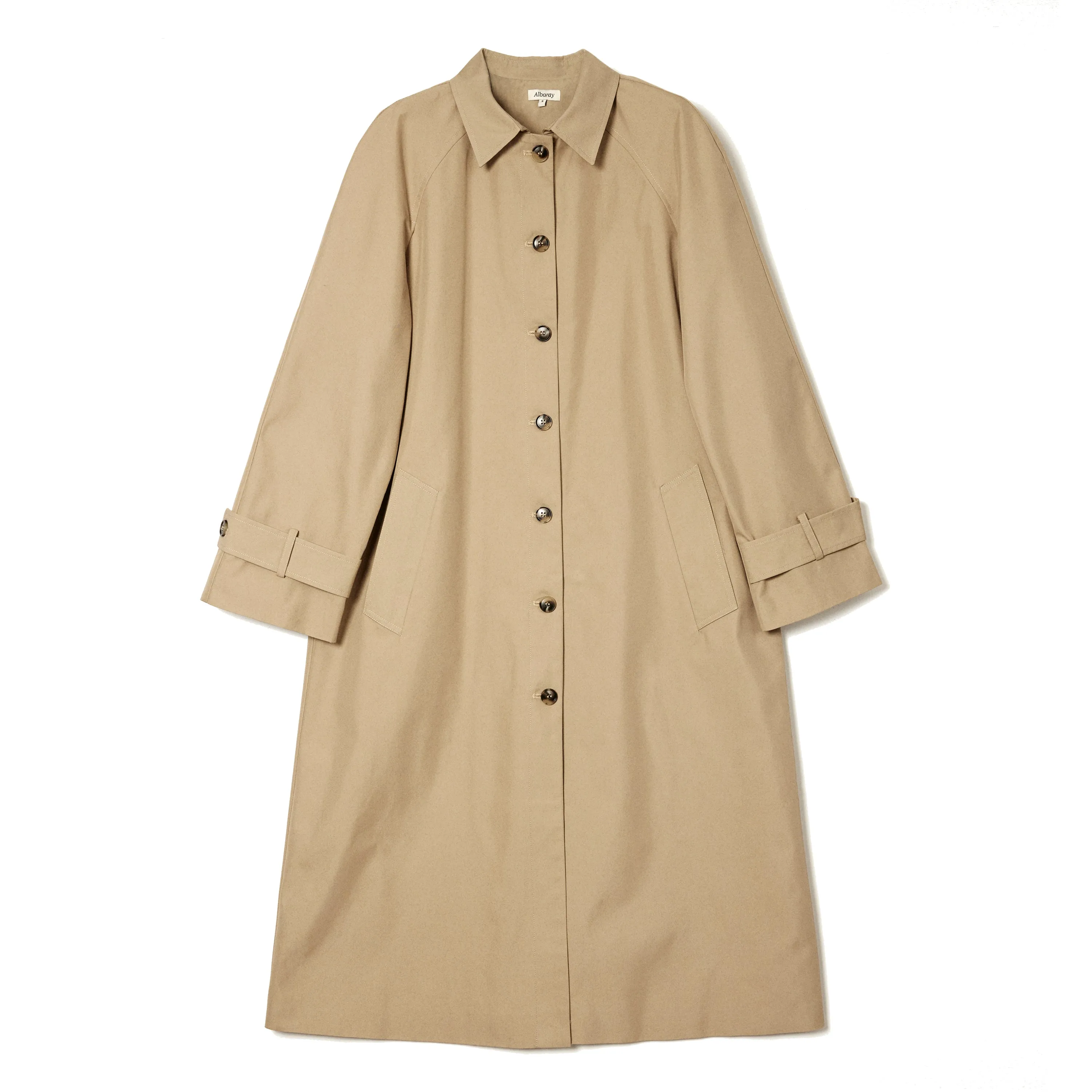 Relaxed Single Breast Trench Coat