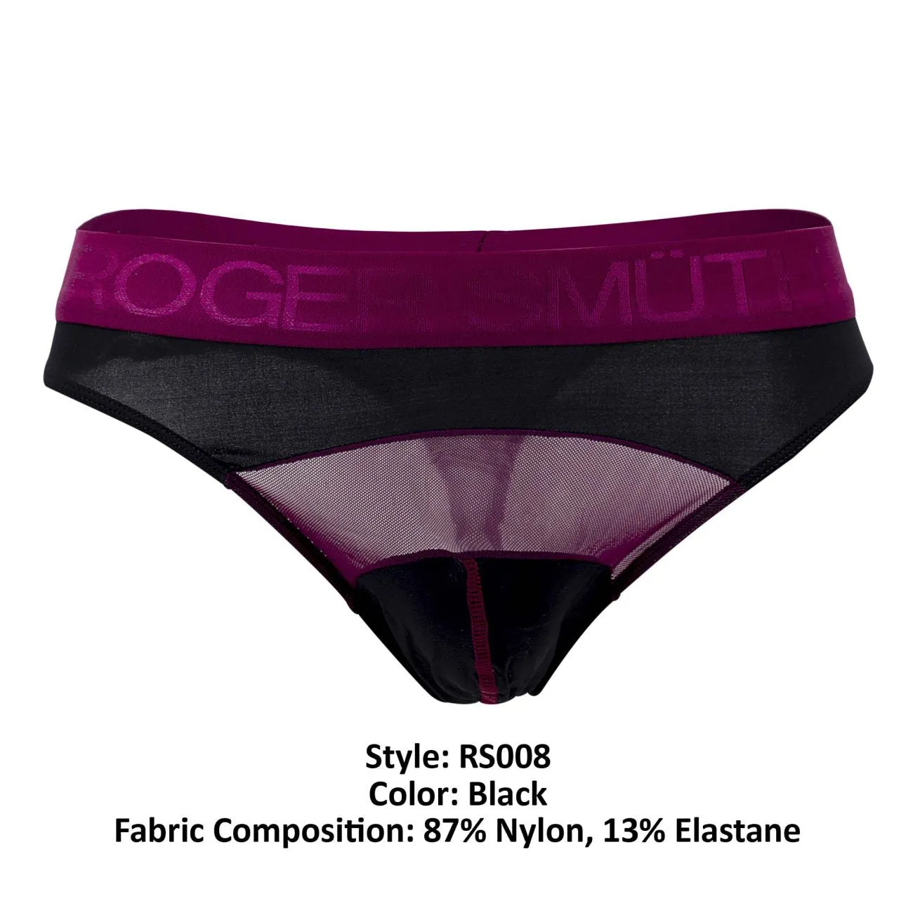 Roger Smuth RS008 Thongs Color Black