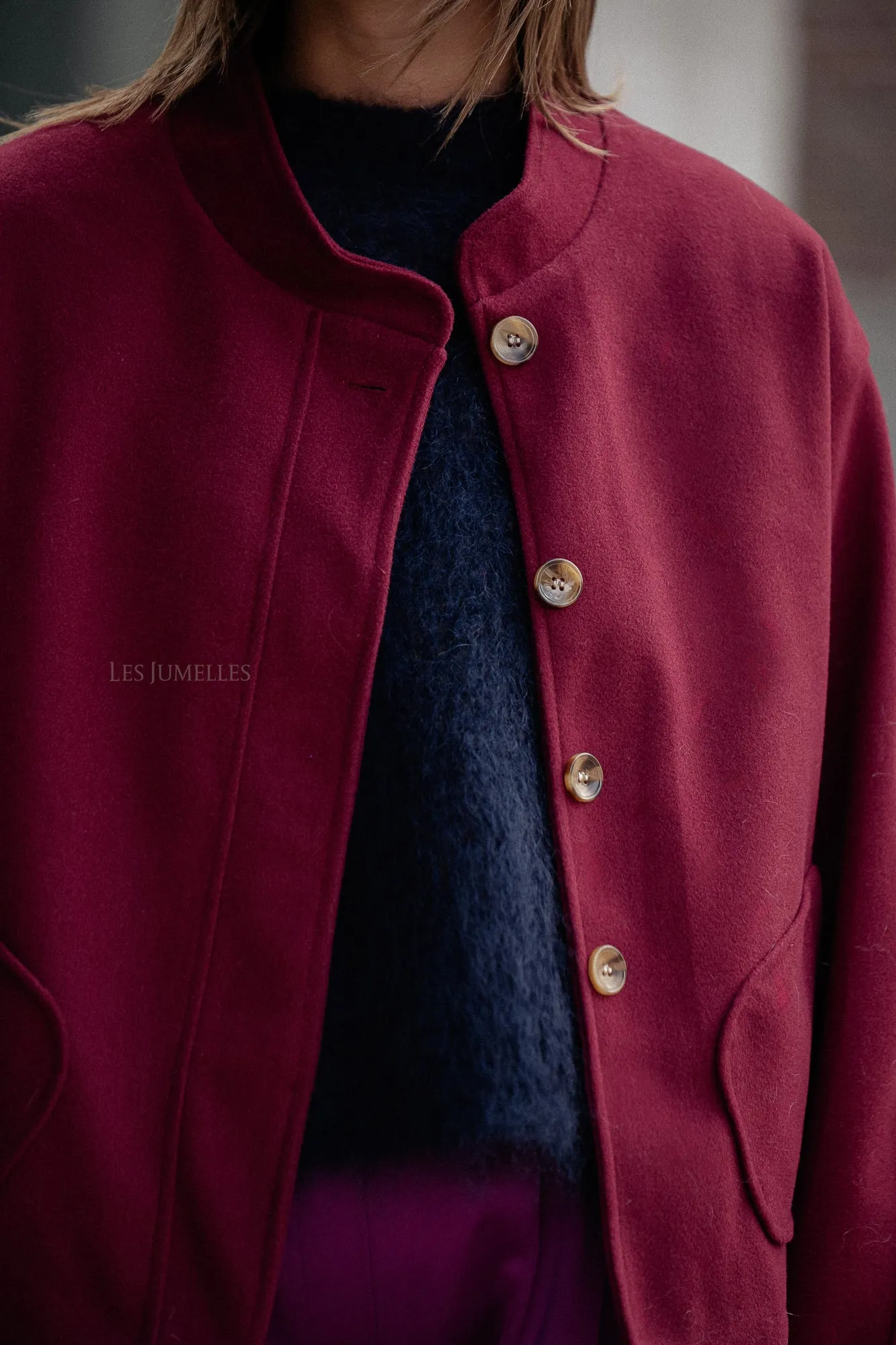 Rosine jacket burgundy